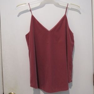 SOLD!(Thredup)Express Pink, Vneck Tank Top